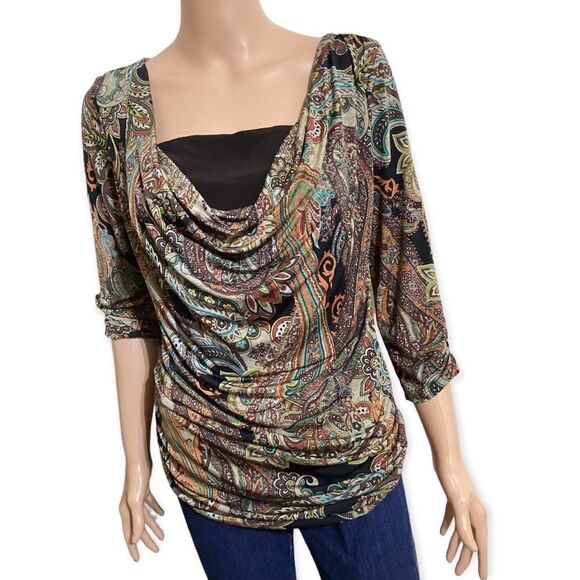 AGB Multi Colored Womens Top Size: S - Picture 1 of 7